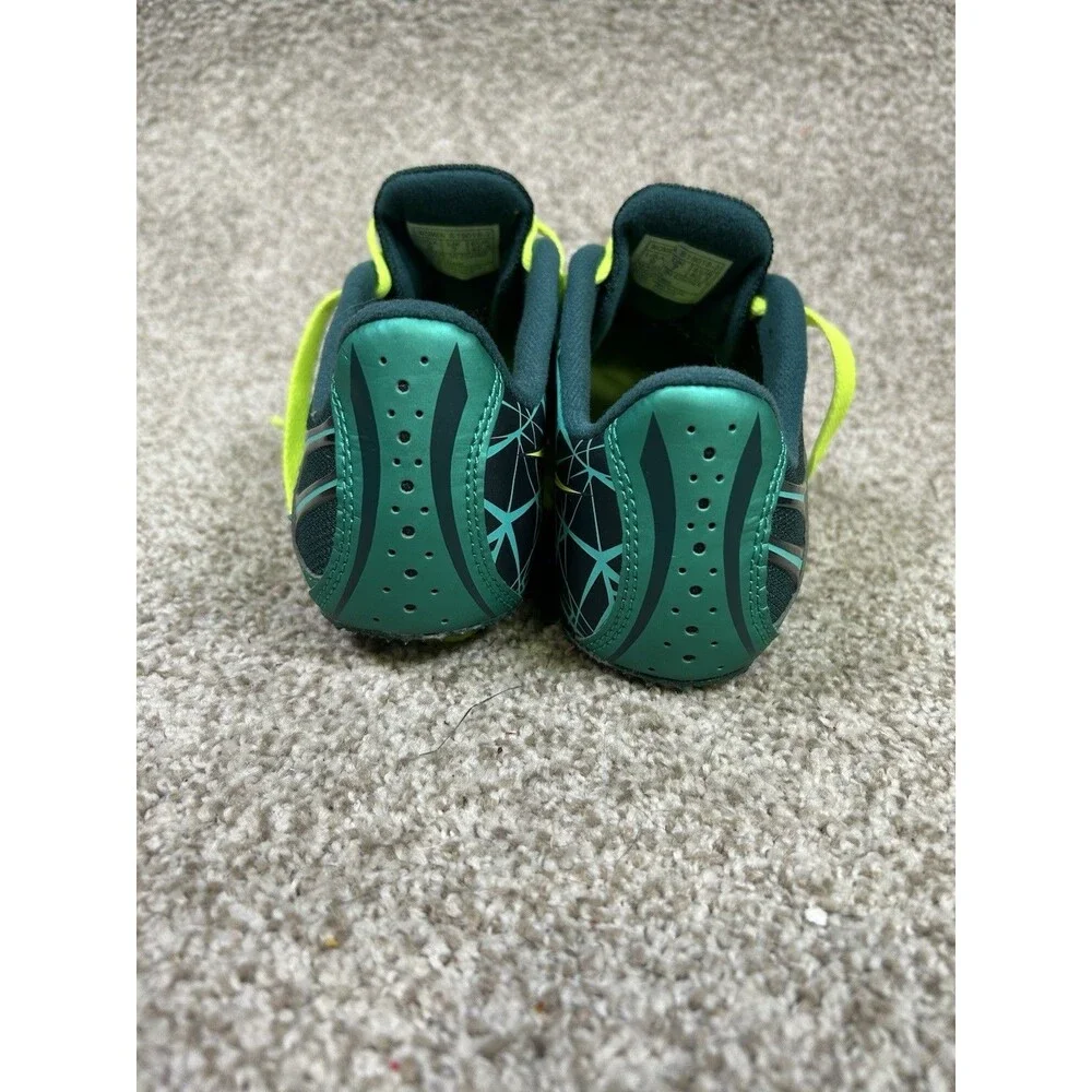Saucony Spit Fire‎ Track Running Shoes Green Yellow  Womens US Size 9